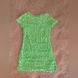 LILY PULITZER Lace Dress Green Size S